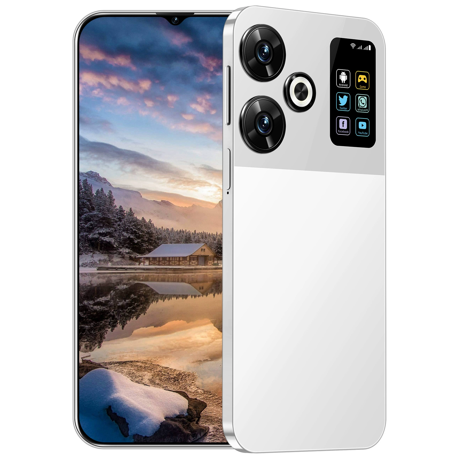 M6 PRO новая точка Android 16+1T смартфон 7.3 дюйма высокое качество экрана кросс-бордерное внешнеторговое агентство (взрывная модель)