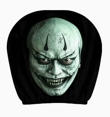 behalf of customers, car seat cover, Universal seat cover - blue-faced-man-double-sided-printing-1-piece