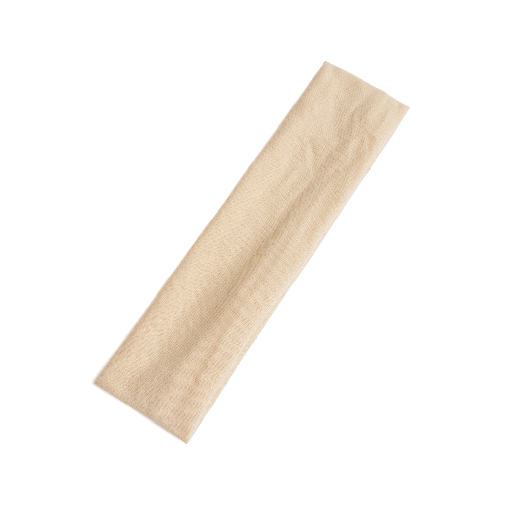 Europa y los Estados Unidos de 6 cm de ancho básico simple de color sólido correa de cabello de yoga para correr anti-transpiración banda de cabello para hombres y mujeres