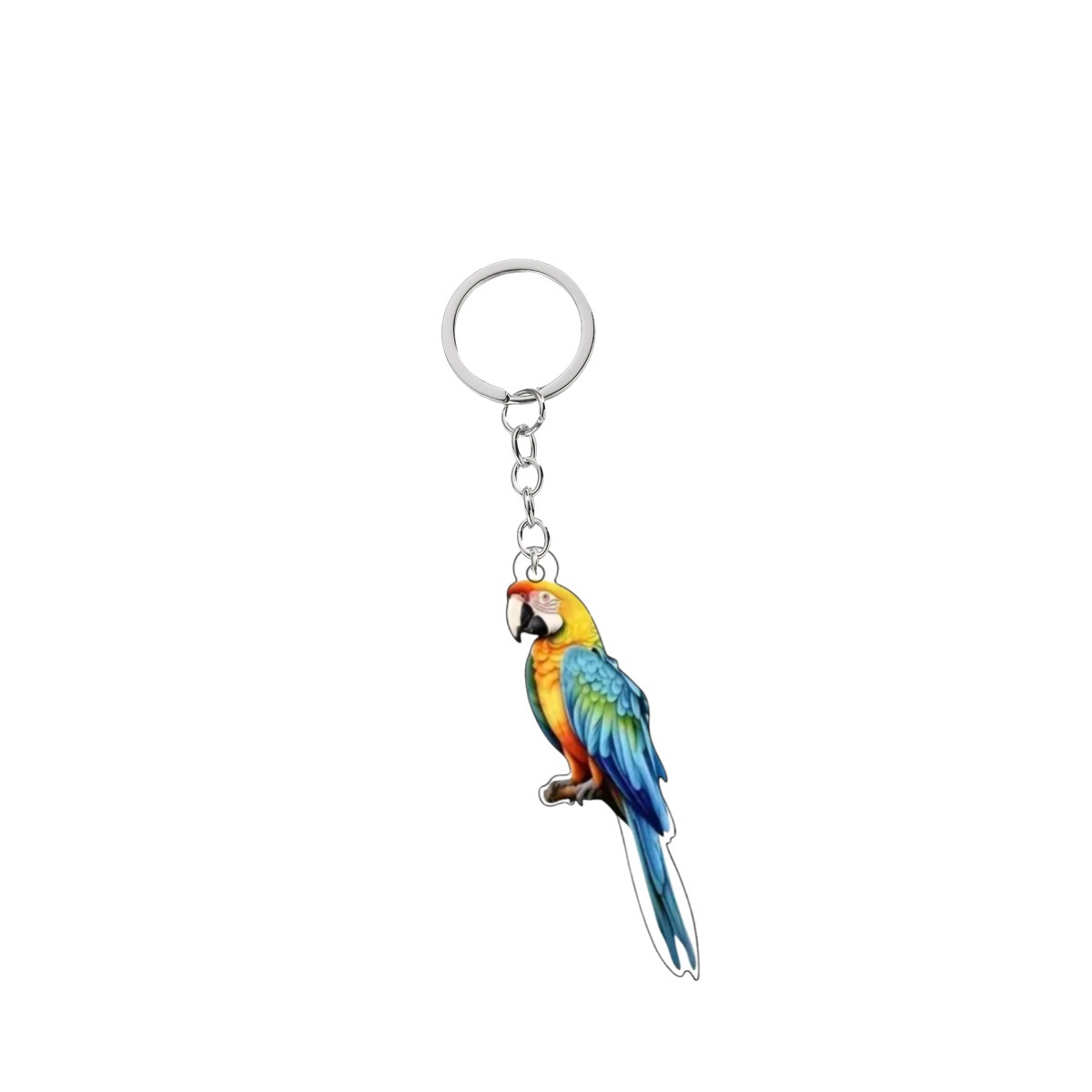 18g Weight Keychain Classification 1 Piece Quantity Daily Occasion Acrylic Material Bird Pattern Unisex Gender Cute Style Cute Bird Arylic Unisex Keychain 9