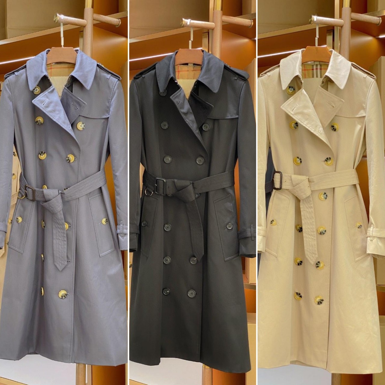 肯辛顿BBR男士经典款嘎巴甸切尔西卡姆登滑铁卢桑德林风衣BUR大衣