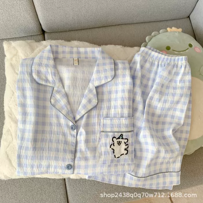 Hello Kitty, summer cotton thin pijama, set