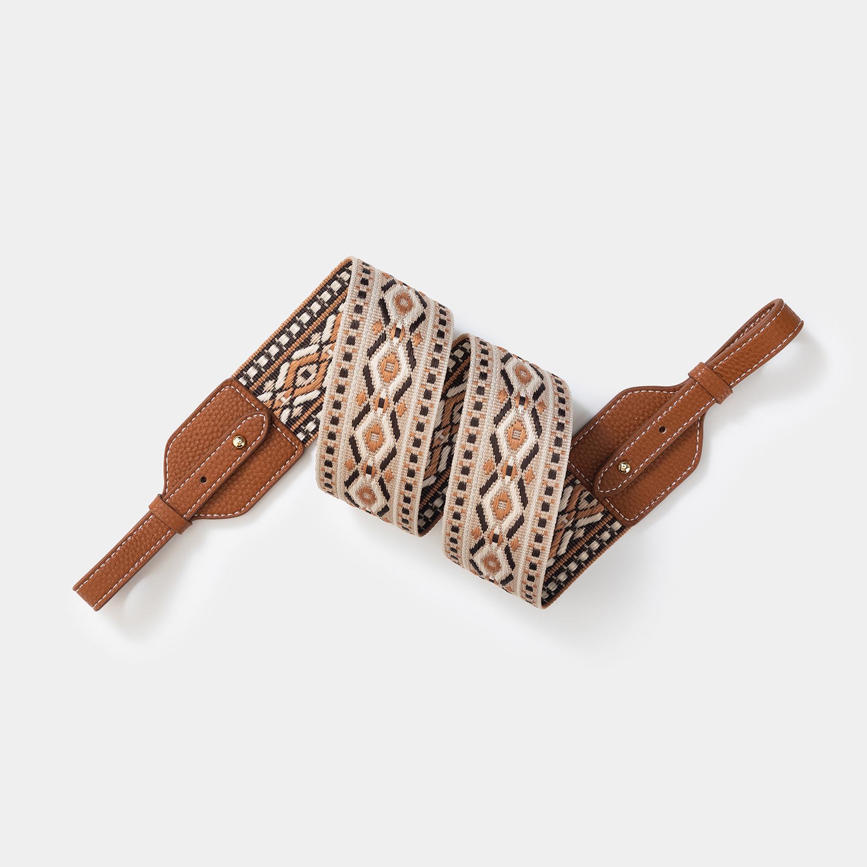 Golden brown gold buckle