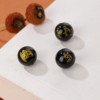 Organic agate round beads, beaded bracelet handmade, accessory