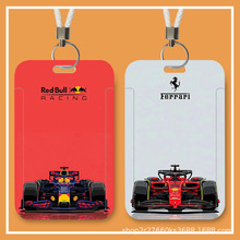 F1车队周边学生滑盖卡套饭卡公交身份证件保护套门禁卡校园卡收纳