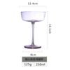 Heart pink cocktail cup