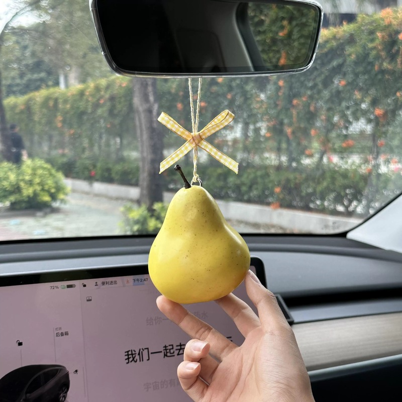 番茄车挂汽车内饰后视镜挂件挂饰创意减压挂饰西红柿开学书包挂件|undefined
