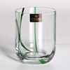 Modern cup with glass, glossy crystal, simple and elegant design, loose straight fit