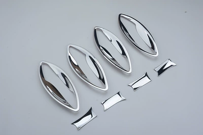 Suitable for Lexus NX/RX 13-18 304 stainless steel car outer door bowl decorative door wrist stickers (Portal Wrist) - nx-silver