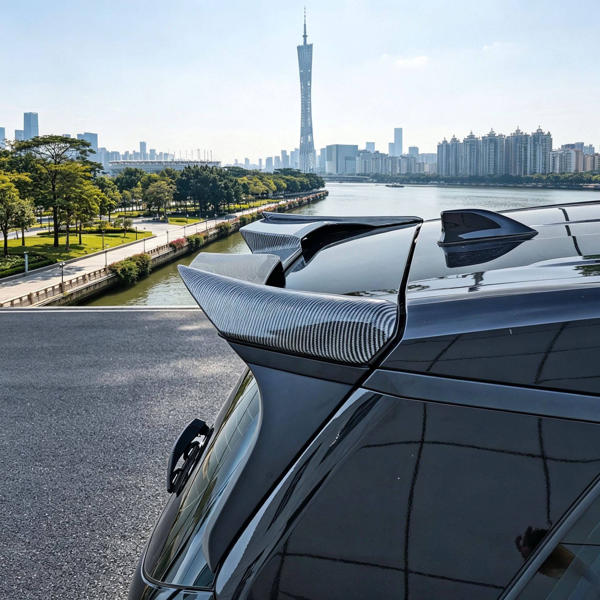 Suitable for 26 Models of Rav4, Rongfang, and Wildlander Modified Front Spoiler, Side Skirts, Rear Bumper, Roof Wing, Rear Diffuser, and Louvered Spoiler