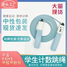 跳绳计数初中小学生PVC成人儿童健身文体育用品批发中考工厂直销