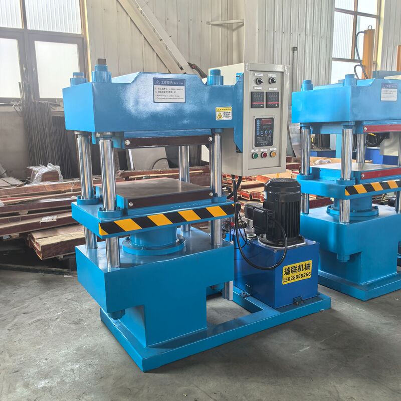Ruilian 50t Flange Gasket Flat Vulcanization Press, Heating Flange Gasket Production Rubber Hot Press Forming Equipment