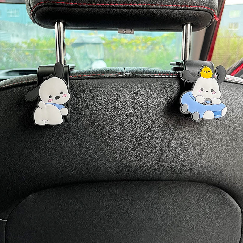 Asiento de automóvil espalda gancho lindo perro Pachia para la cola trasera del automóvil gancho red multifuncional suministros
