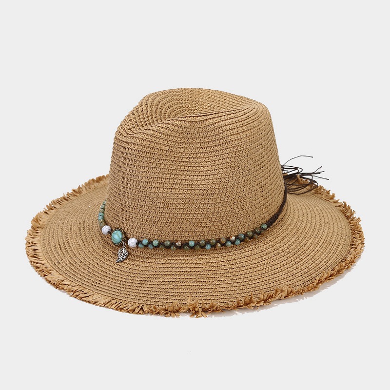 Amazon nuevo sombrero de sol de vacaciones hawaianas, sombrero panameño, sombrero de sol transpirable