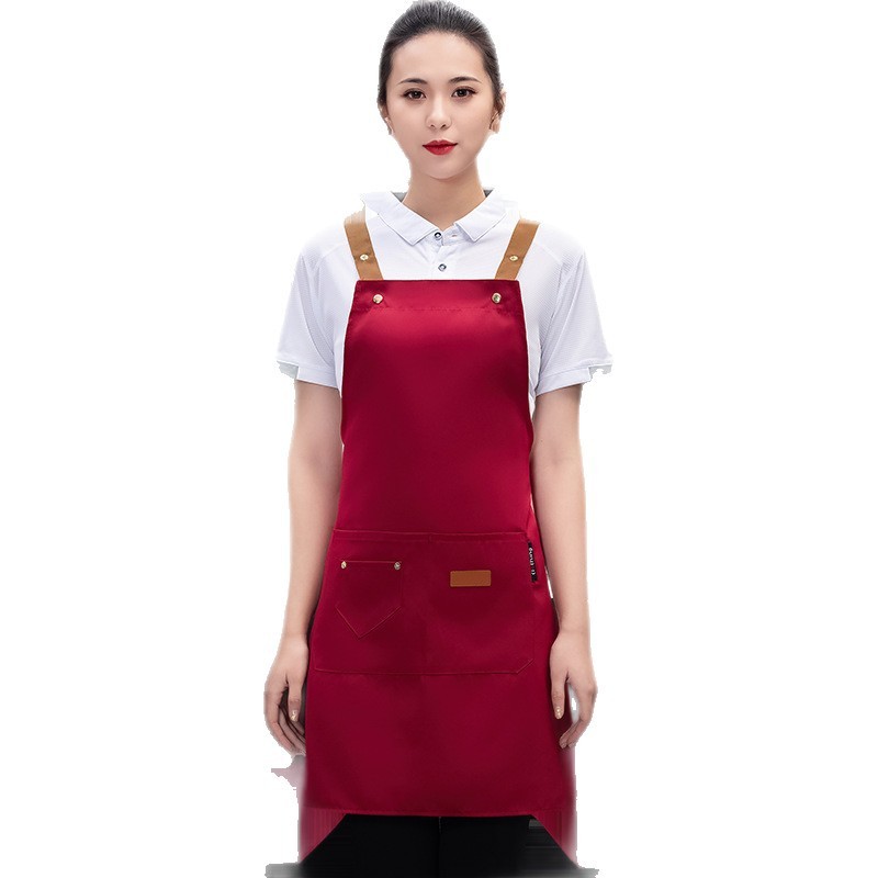 エプロンカスタマイズされた新しい薄い夏のケータリング特別な女性のプロモーション広告卸売防水、耐油、防汚印刷ロゴ|undefined