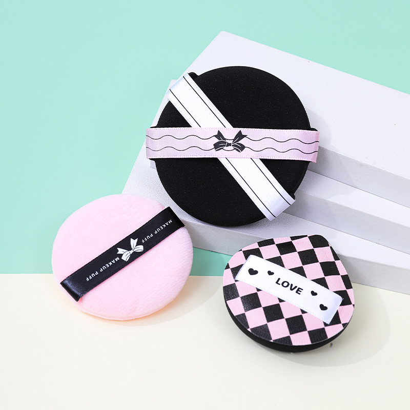 Fábrica personalizada dulce Cool Stick series polvo doble cinta marshmallow floc no látex polvo de cojín de aire no comer polvo