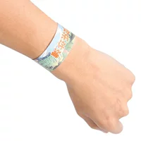 Одноразовый браслет DuPont Wrist Band Пользовательские PP Синтетическая бумага Ручной ремешок Детская площадка Одноразовые бумажные идентификационные ленты
