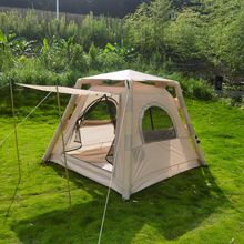 帐篷户外露营沙滩便携自动速开充气四方公园帐野营加厚批发