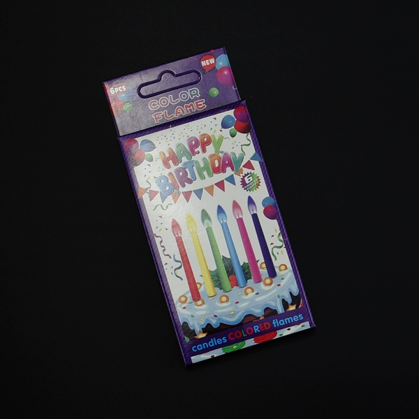 Color flame candle 6