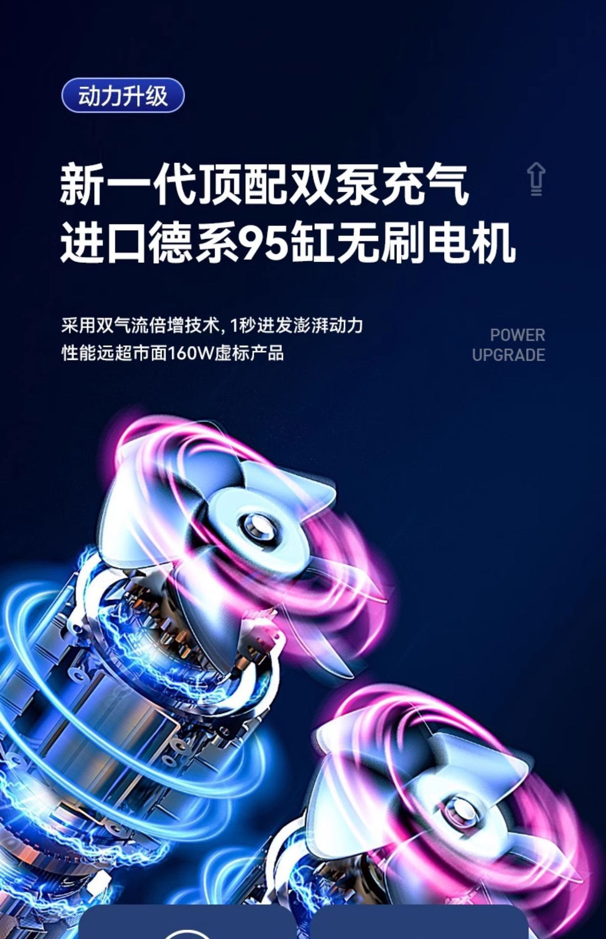 Car-mounted wireless air pump, wireless digital display portable air pump, electric car tire high-pressure inflator, fast charging