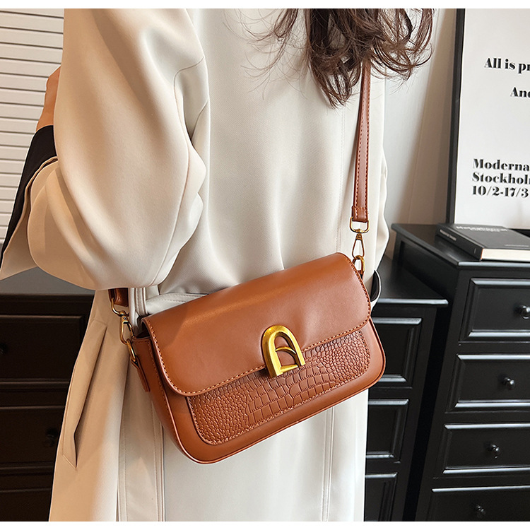 Women's Crossbody Bag Crocodile Pattern Shoulder Bag For Autumn_voghion.com