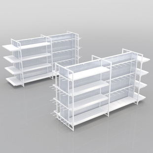 名創貨架中島櫃精品店飾品店母嬰店展示架優品鋼木陳列架貨架