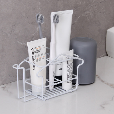 bathroom Storage rack Iron art Toothbrush holder Toothbrush holder