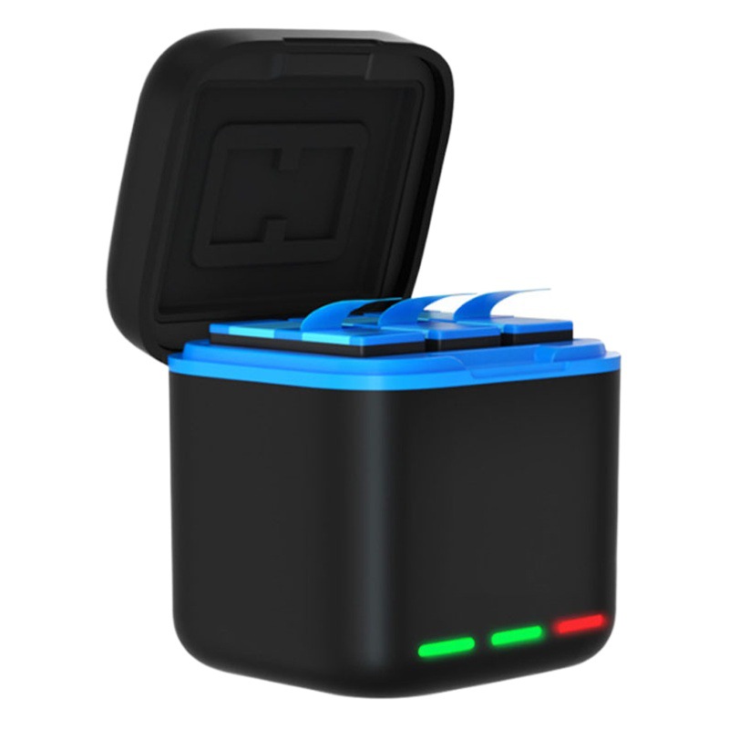 Aplicable a gopro8/7/6/5 cargador de carga rápida tres deportes Cámara batería caja de carga de almacenamiento