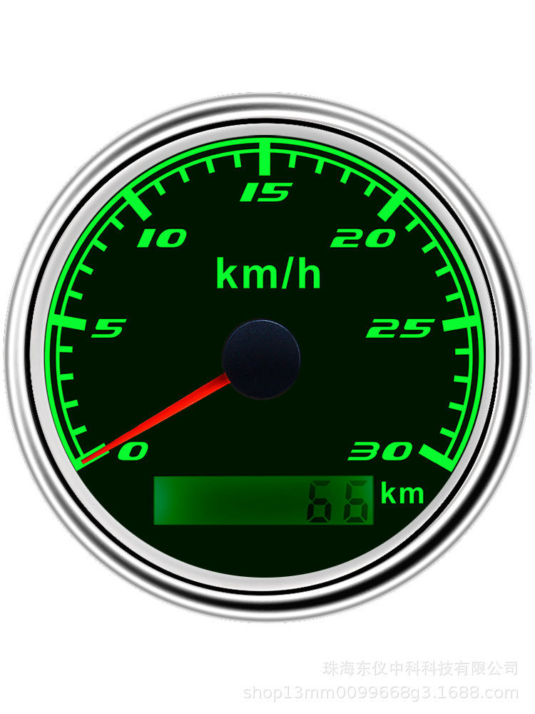Gps Speedometer 30Km Gps Speedometer 12/24V Universal Engineering Vehicle Pulse Gps Odometer Speedometer