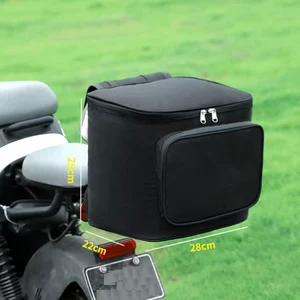 Rear storage bag for electric vehicles, trunk helmet storage, rear storage bag for electric vehicles and motorcycles, rear backrest box