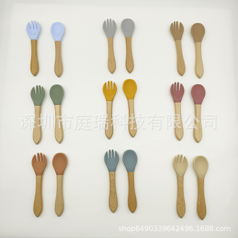 Complemento alimenticio transfronterizo para niños, plato de silicona, plato de suplemento alimenticio para bebés, plato de comida sonriente de seis piezas, vajilla para alimentación maternoinfantil al por mayor