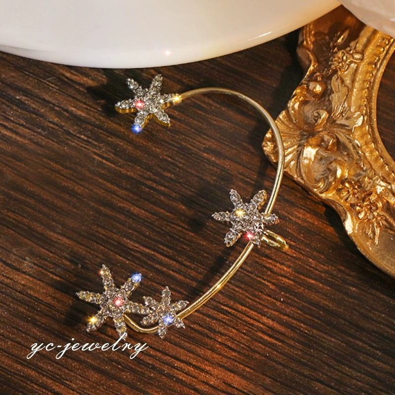 Клипсы для ушей, модные универсальные серьги, без проколов