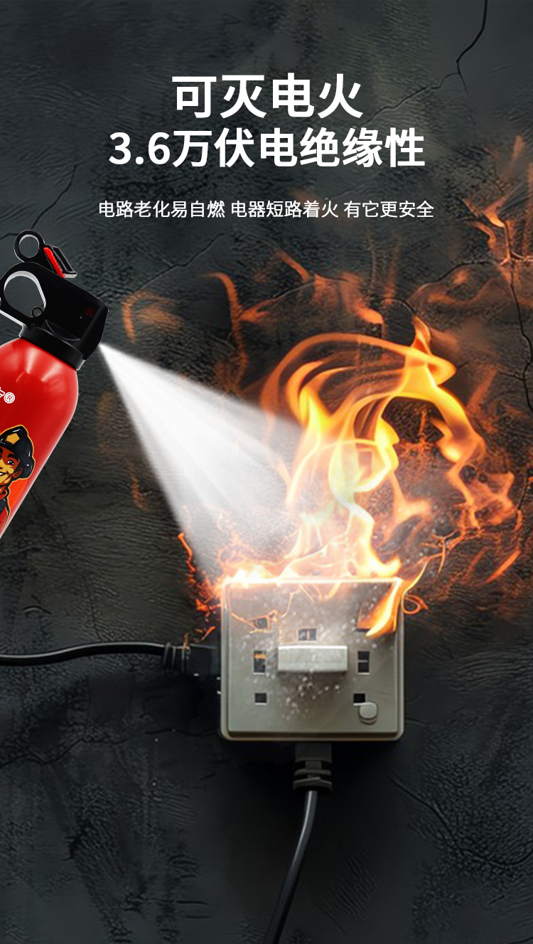 An Xiaoyou 21B Water-Based Fire Extinguisher 620ml 3C Certified Factory Direct Sales