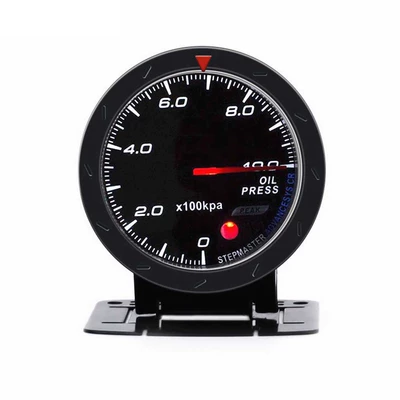 Voltage, and Air-Fuel Ratio, automobile instrument - 6266-black-surface-oil-pressure-gauge