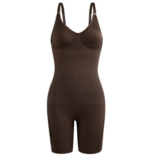 European and American body-shaping jumpsuit, tummy-tightening, waist-supporting, chest-pull-up bodysuit, waist-shrinking, butt-lifting, body-beautifying seamless body-shaping garment