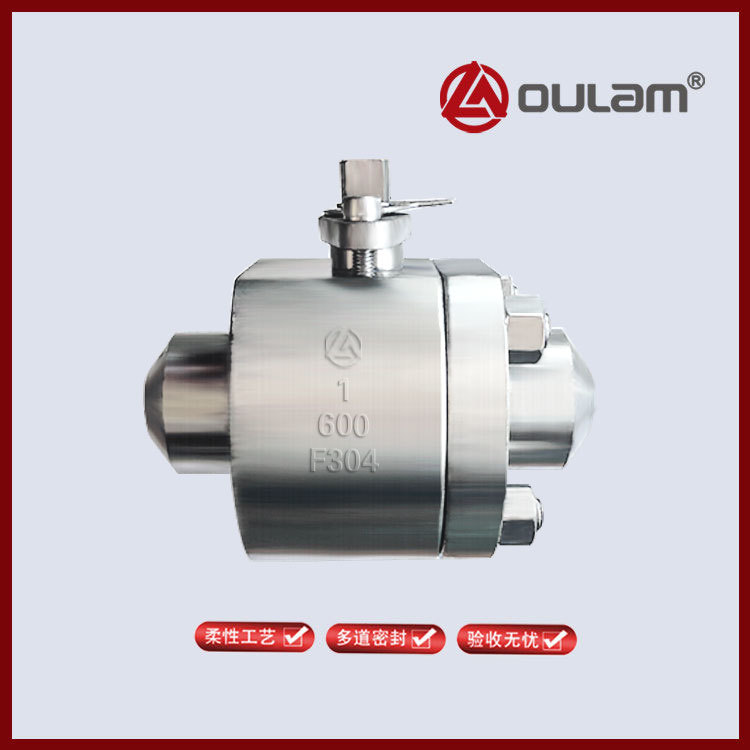 厂家直发焊接式Q61F美标不锈钢高压手动球阀用于加氢精制装置