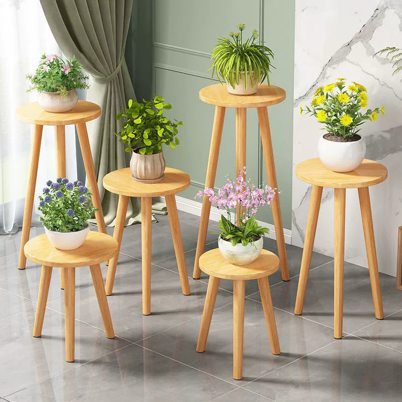 Подставка для цветочного горшка из цельного дерева с зеленой редиской и пауком, подставка для цветов в помещении, балкон, эркер, подставка для суккулентов, бонсай, журнальный столик для гостиной