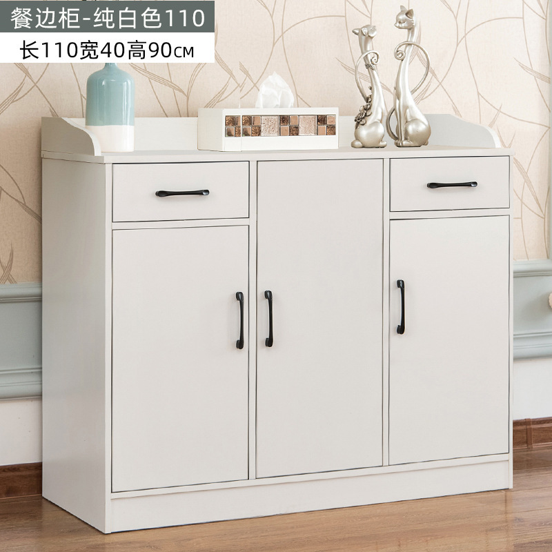 Moderno simple armario de comedor casero de almacenamiento de cocina armario de té de madera clara con cajón fábrica al por mayor