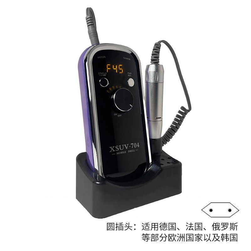 Disposición de almacenamiento eléctrico de 35000rpm ajustable velocidad de rotación de la máquina de molienda eléctrica especial para la tienda de uñas