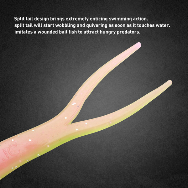 TPR soft bait Baby silencer fork tail 120mm 10g bite resistant…