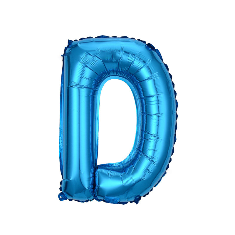 16 pulgadas letras inglesas globo rosa oro oro plata película de aluminio fiesta de cumpleaños fábrica al por mayor letra fiesta