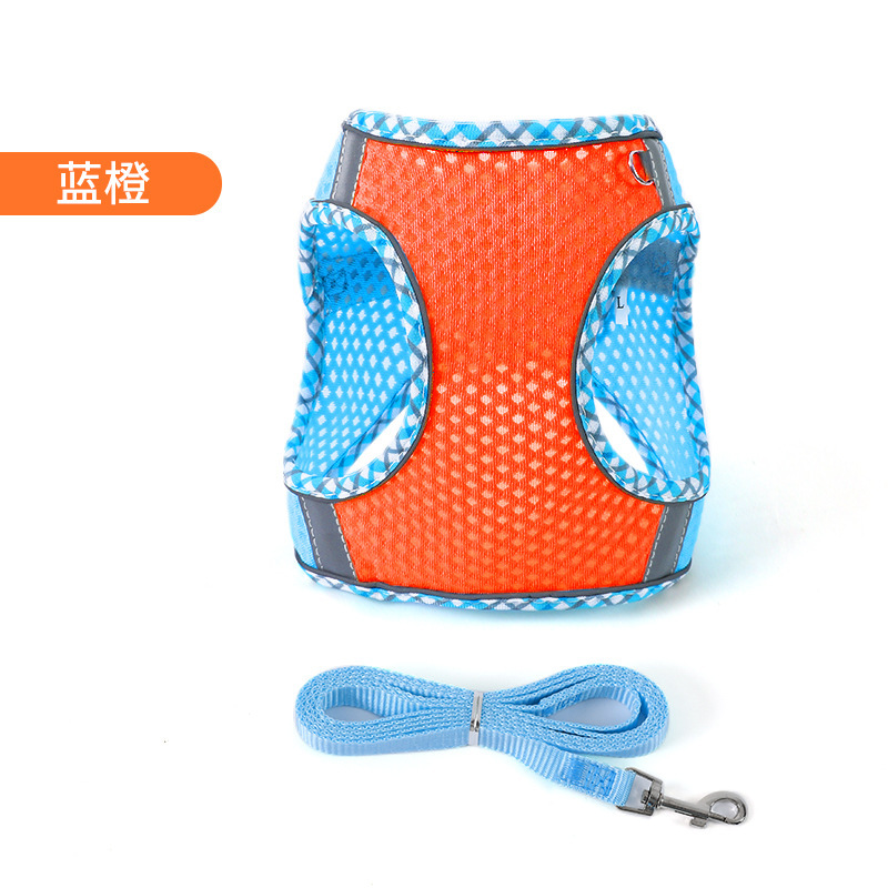 Correa de salida para mascotas gato perro correa de pecho chaleco gato caminando cuerda correa de perro cachorro perro mediano y pequeño