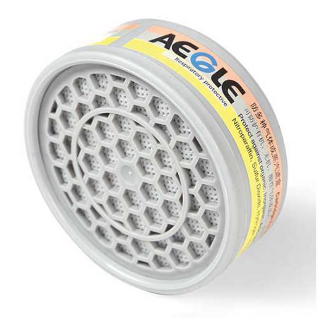 羿科60414170 A1B1E1 H6020综合防有机无机酸性气体滤毒盒