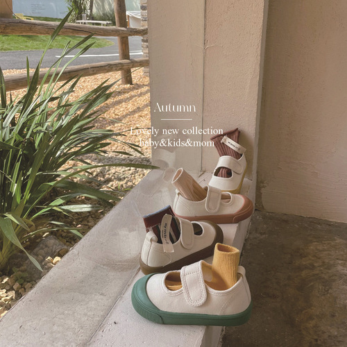 ts children's shoes spring and autumn children's shallow canvas shoes boys' sneakers girls' cloth shoes soft bottom baby kindergarten indoor shoes