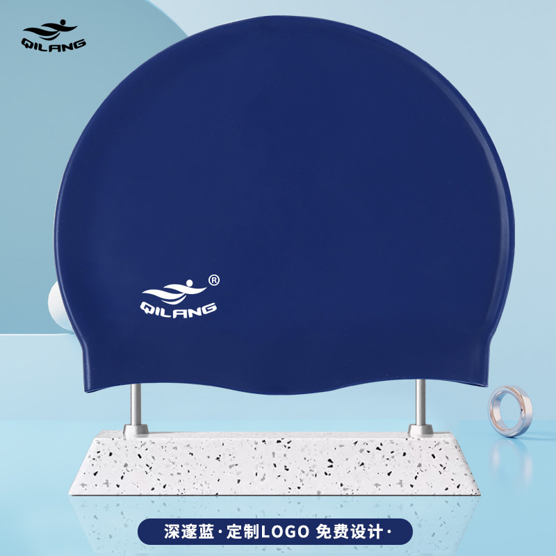 Gorro de Natación Universal de Silicona para Adulto 50g Elástico para Natación image 13