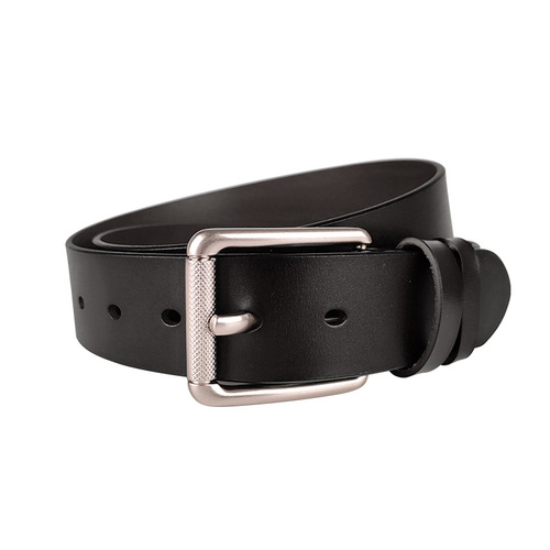 Men's genuine belt pin buckle men's retro cowhide belt high-end men's simple casual pants belt wholesale factory direct sale