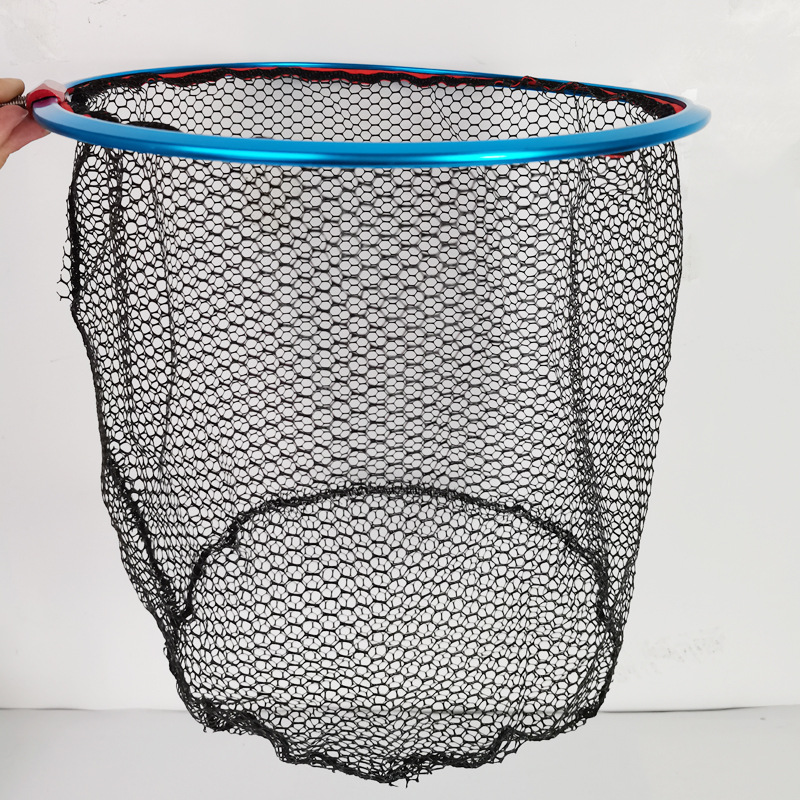 圓形釣魚抄網頭 撈魚抄網網兜 鋁合金抄網頭大物抄網釣魚抄網頭
