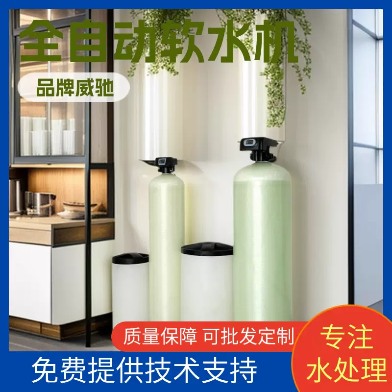 批发现货离子交换树脂设备0.5-50吨一用一备锅炉井水树脂离软水机