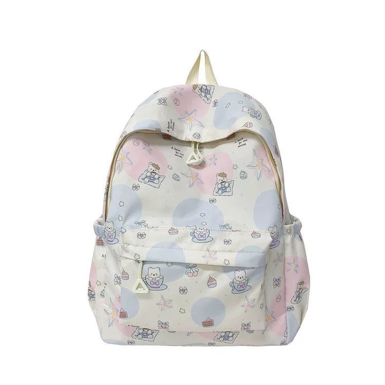 Cartoon cute backpack, school bag for elementary school students, shoulder bag, universal laptop for leisure, for students, for secondary school