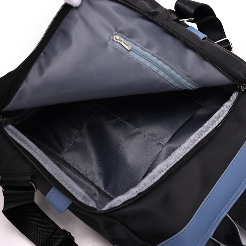 Spot wholesale 2023 nueva mochila antirrobo de nailon casual para mujer, mochila simple y versátil de gran capacidad de doble uso